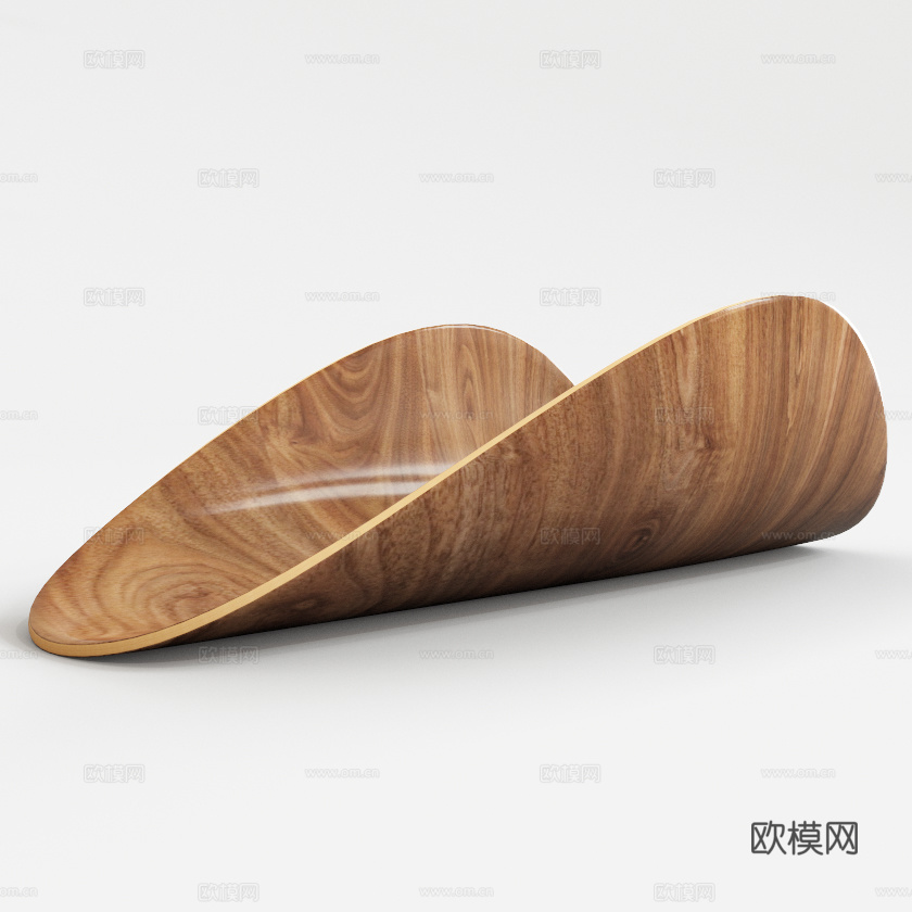 现代水果盘3d模型