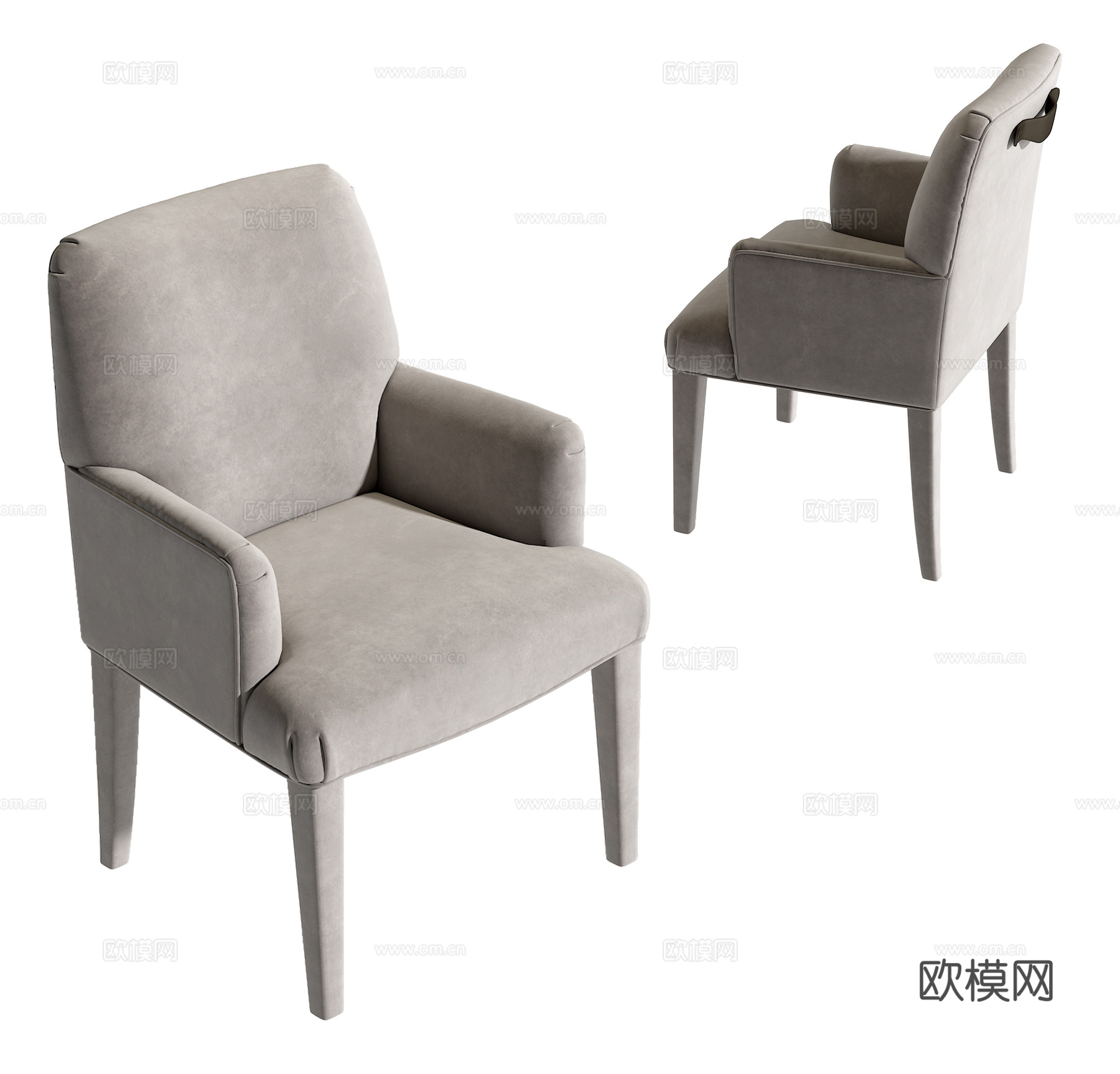 现代单椅su模型