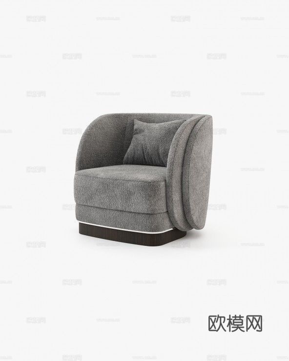 LASKASAS 单人沙发3d模型下载（渲染图2）