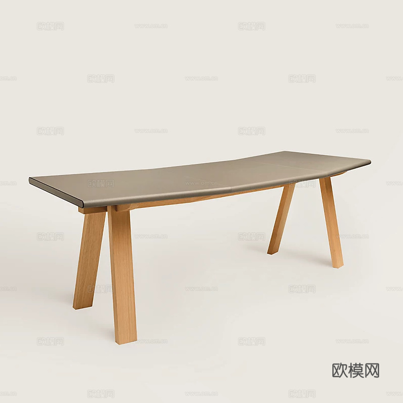 HERMES 床尾凳3d模型下载（渲染图7）