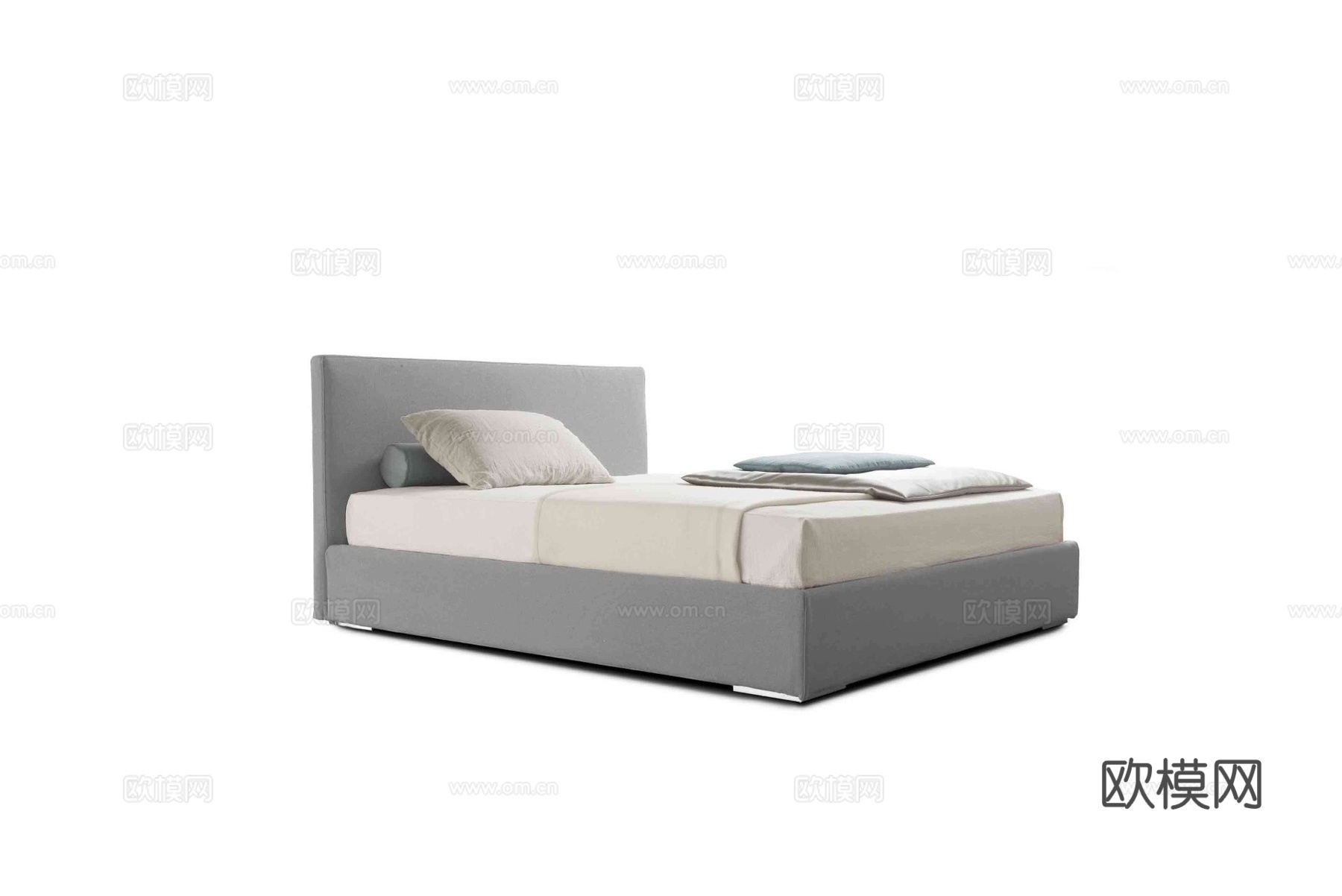 LEIIIA 双人床3d模型下载