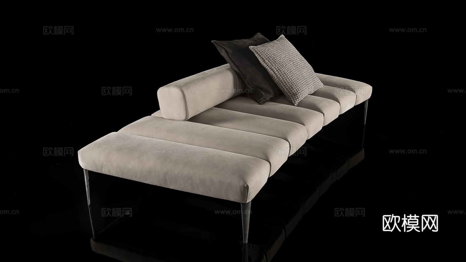 HENGE 床尾凳3d模型下载（渲染图2）