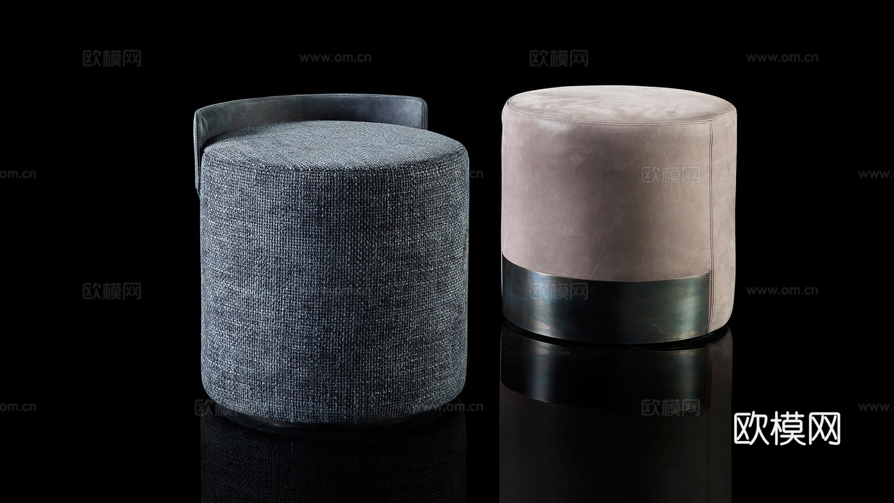 HENGE 沙发凳3d模型下载（渲染图2）