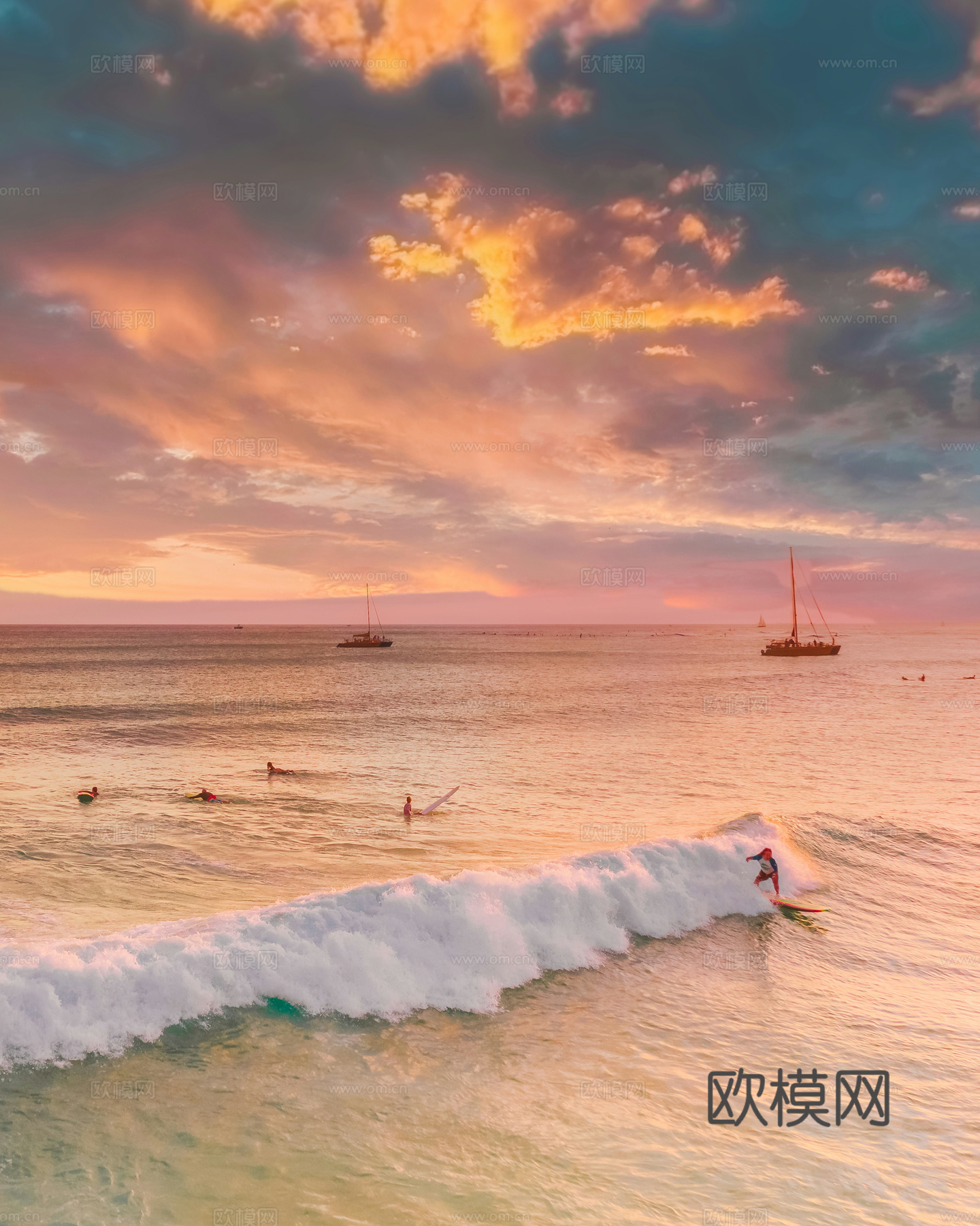 海边天空外景