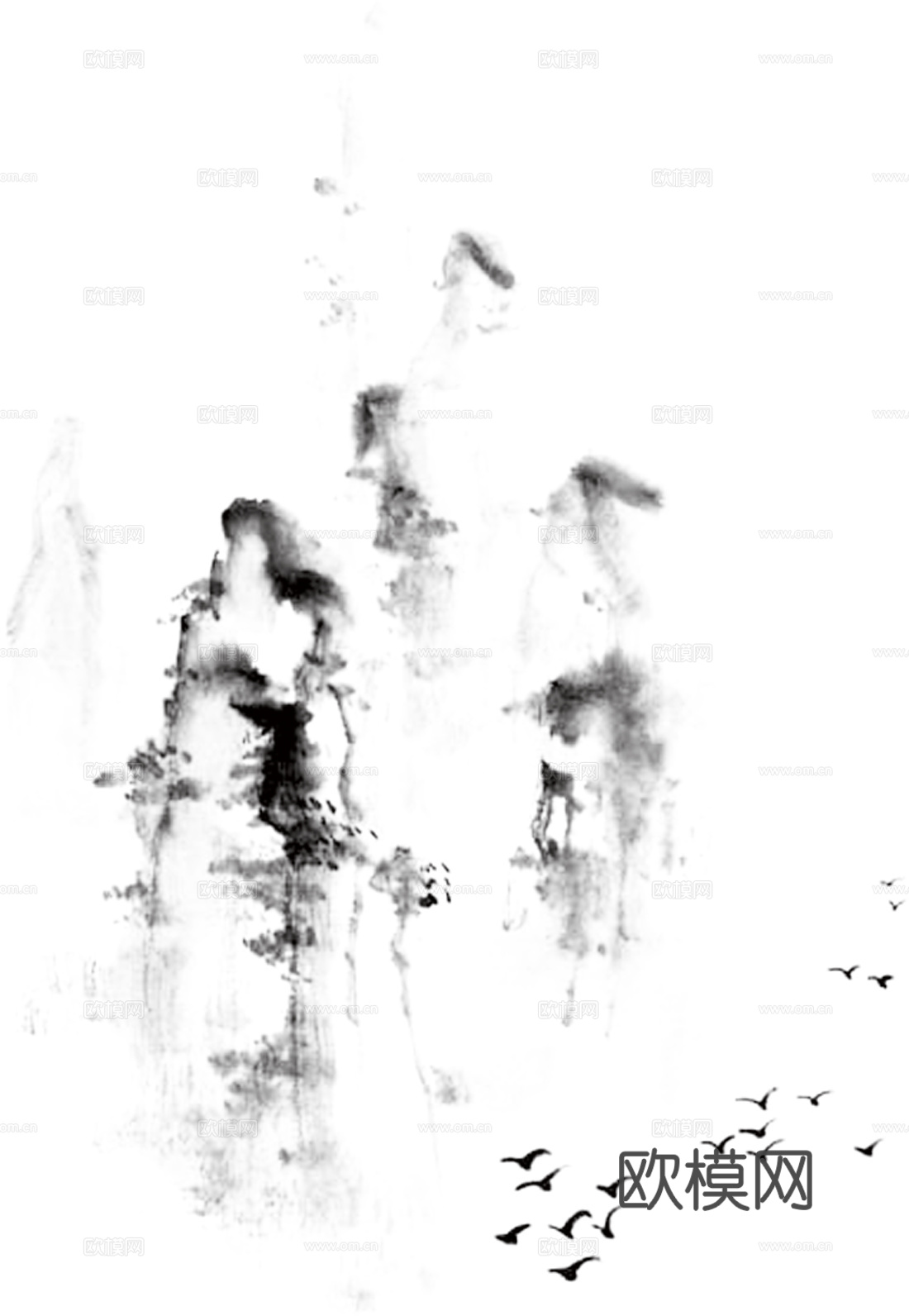 中式山水装饰画