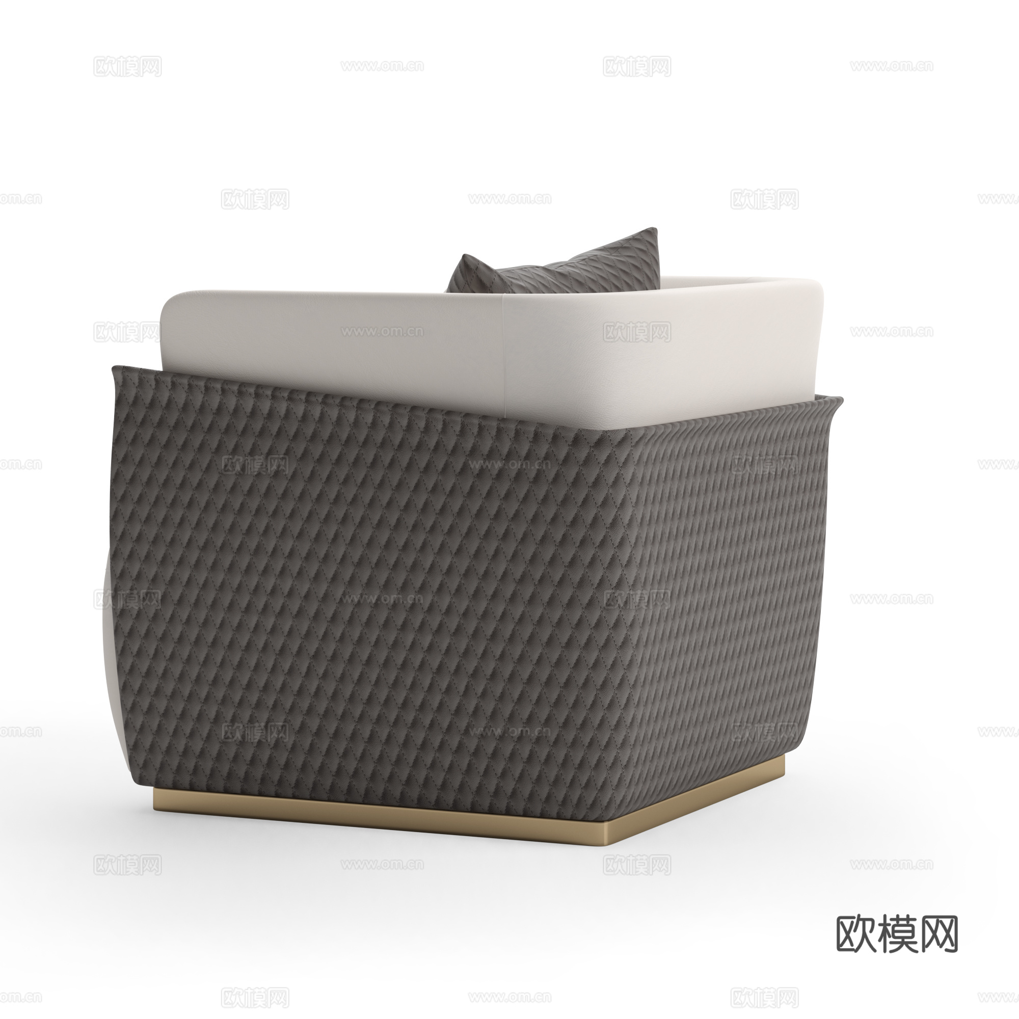 简欧宾利欧式单人沙发3d模型