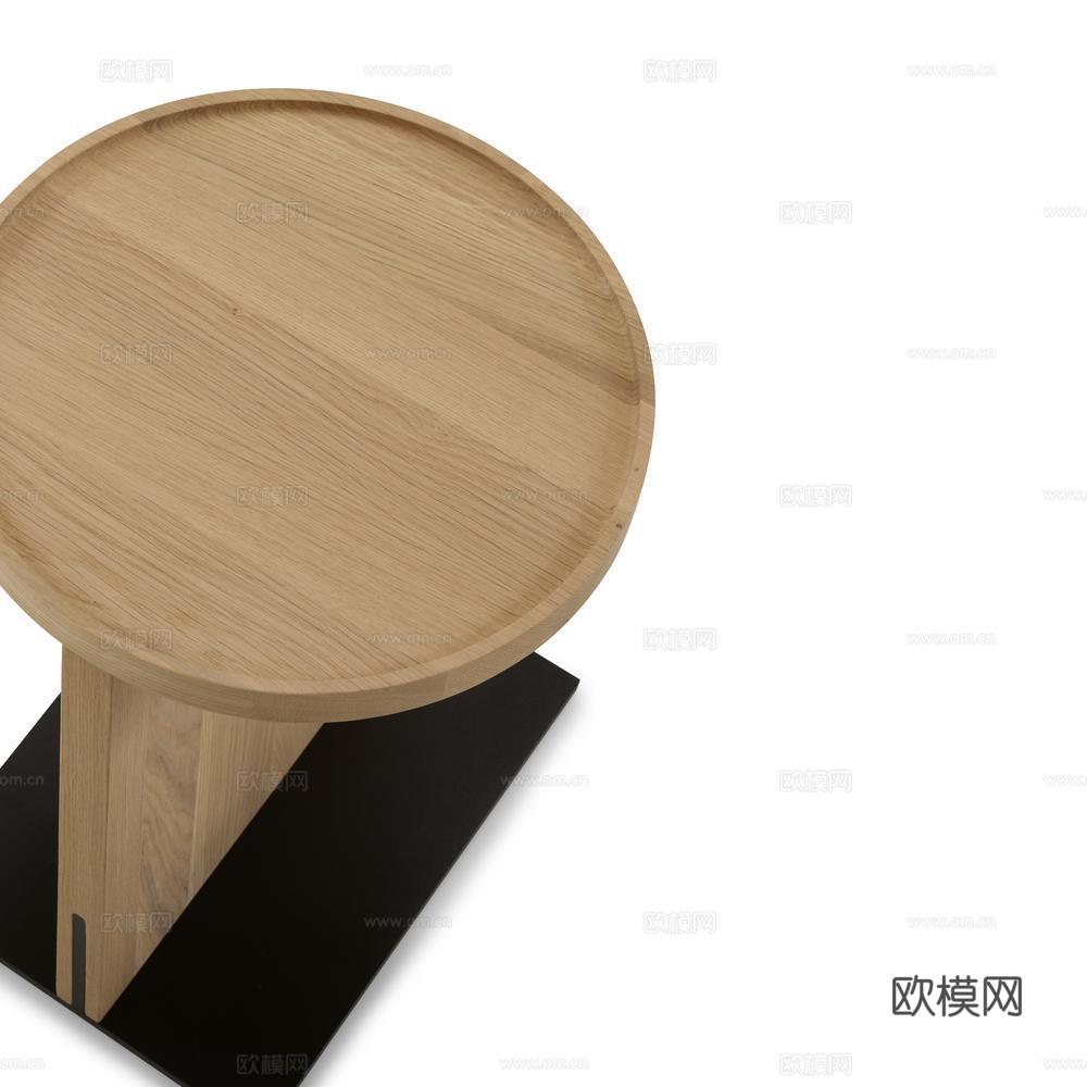 ligne roset 原木角几 边几3d模型下载（渲染图4）