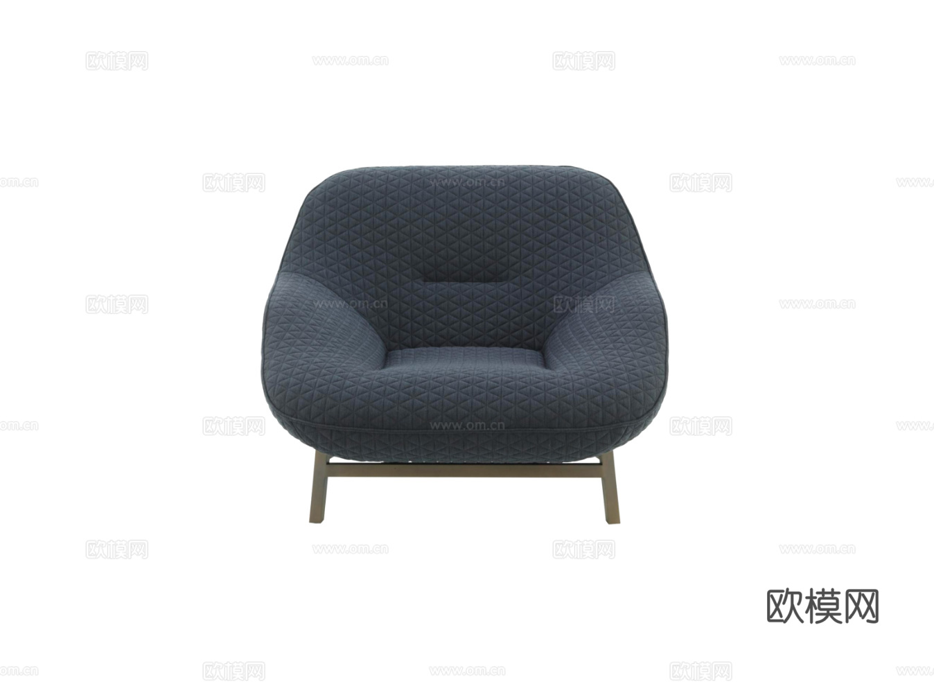 ligne roset 单人沙发3d模型下载（渲染图1）