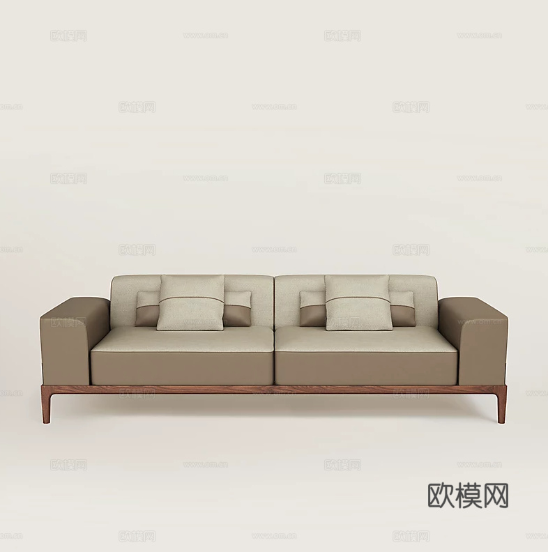 HERMES 双人沙发3d模型下载（渲染图10）