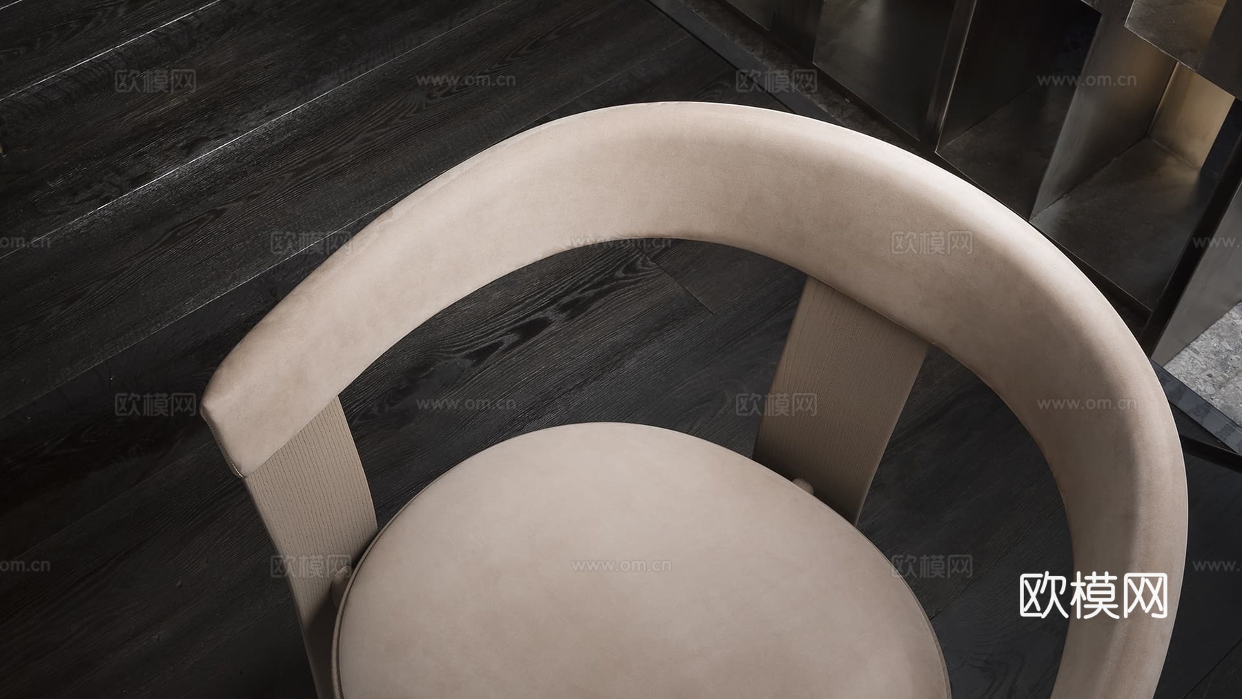 HENGE 意式餐椅3d模型下载（渲染图5）