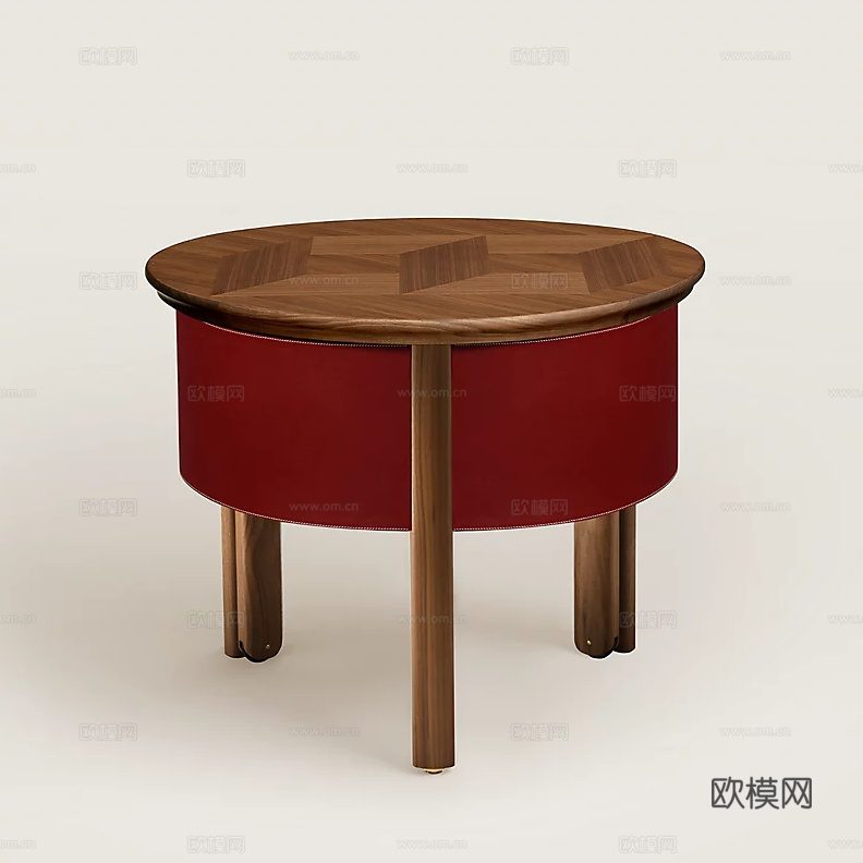 HERMES 木凳子3d模型下载（渲染图7）