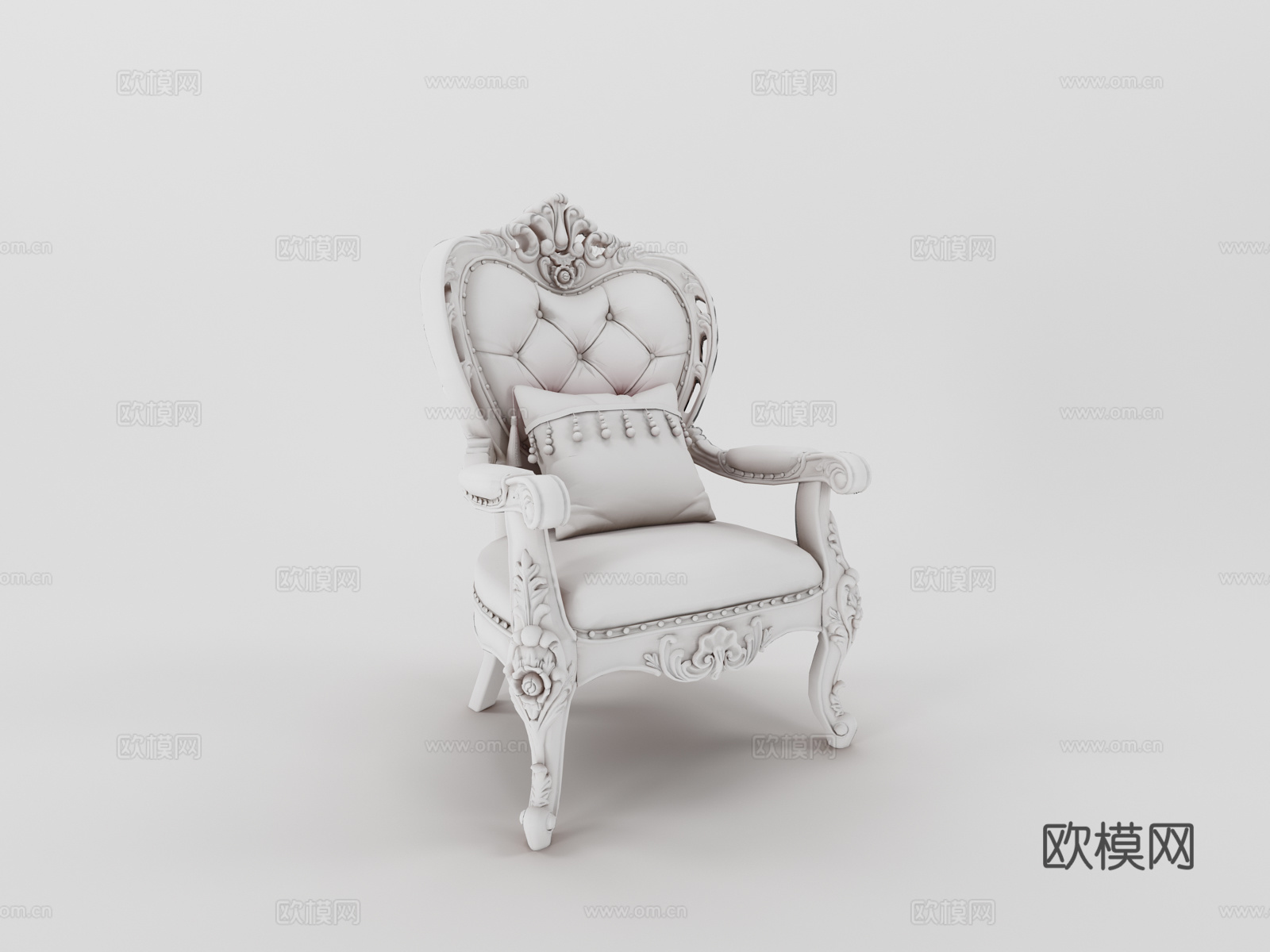 欧式古典欧式 沙发 柜子 边柜 美式3d模型