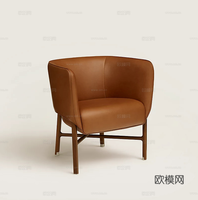 HERMES 沙发椅 餐椅3d模型下载（渲染图1）