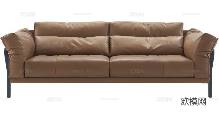 ligne roset 双人沙发3d模型下载（渲染图2）