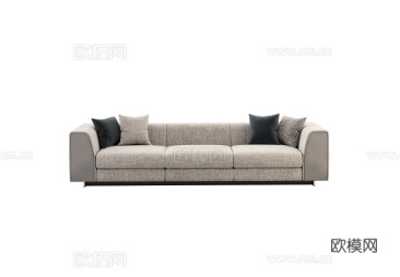 LASKASAS 三人沙发3d模型下载
