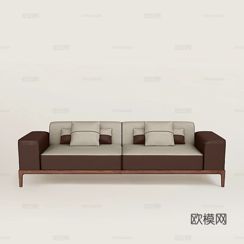 HERMES 双人沙发3d模型下载（渲染图9）