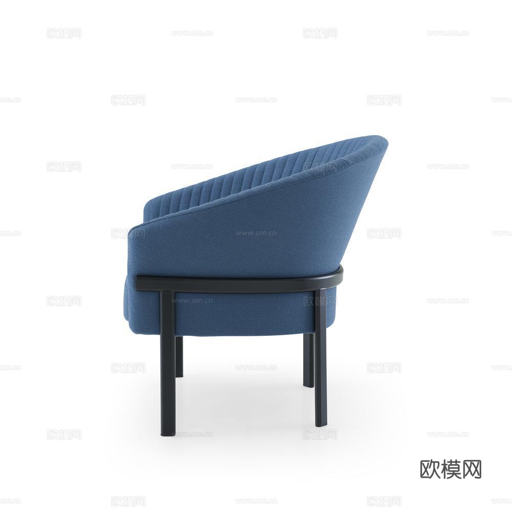 ligne roset 单人沙发3d模型下载（渲染图2）