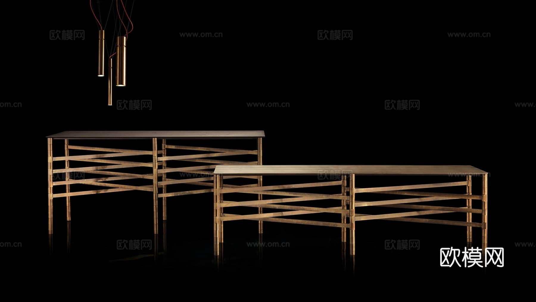 HENGE 组合茶几3d模型下载（渲染图2）