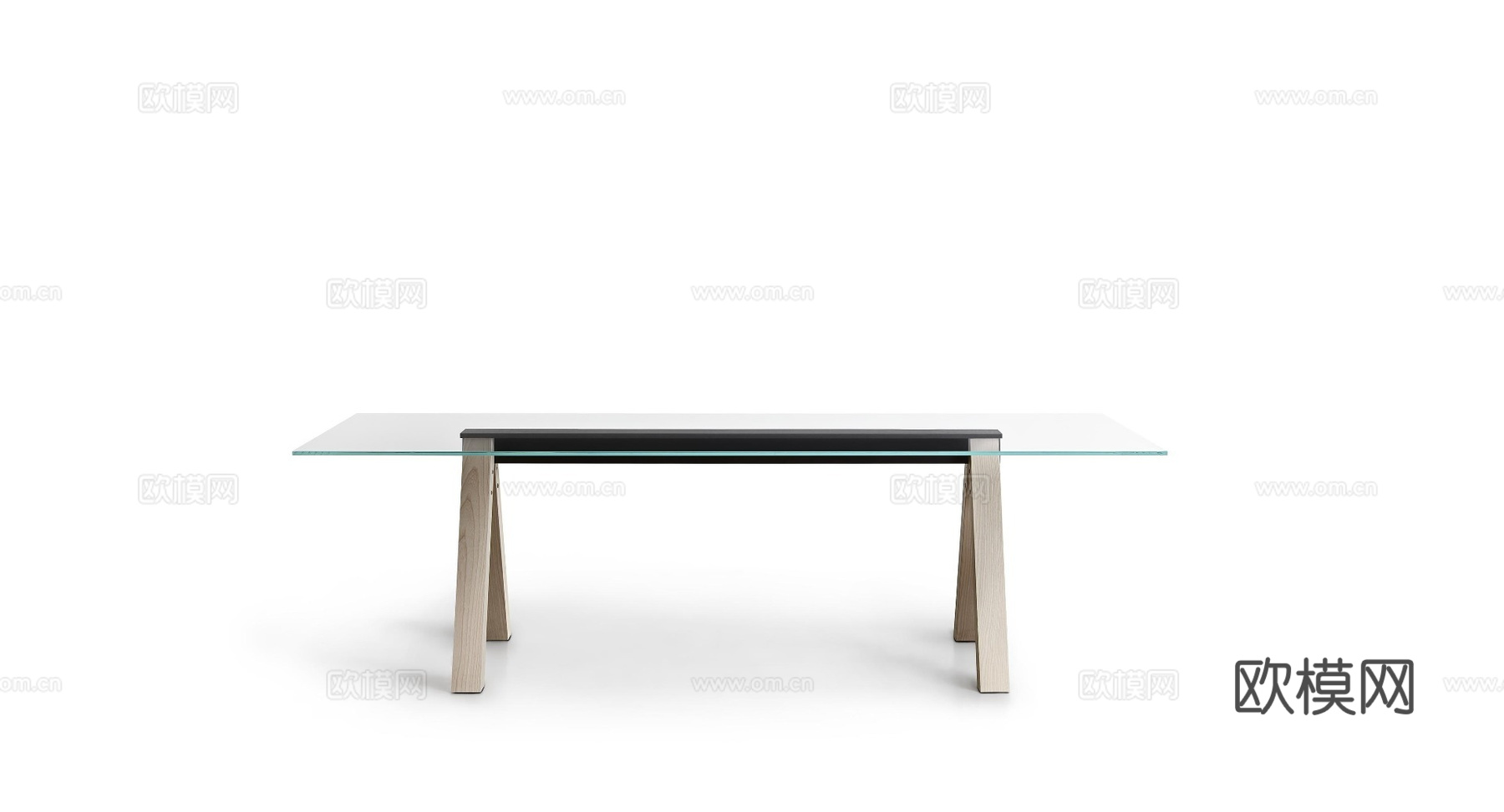 LEIIIA 玻璃餐桌3d模型下载（渲染图3）