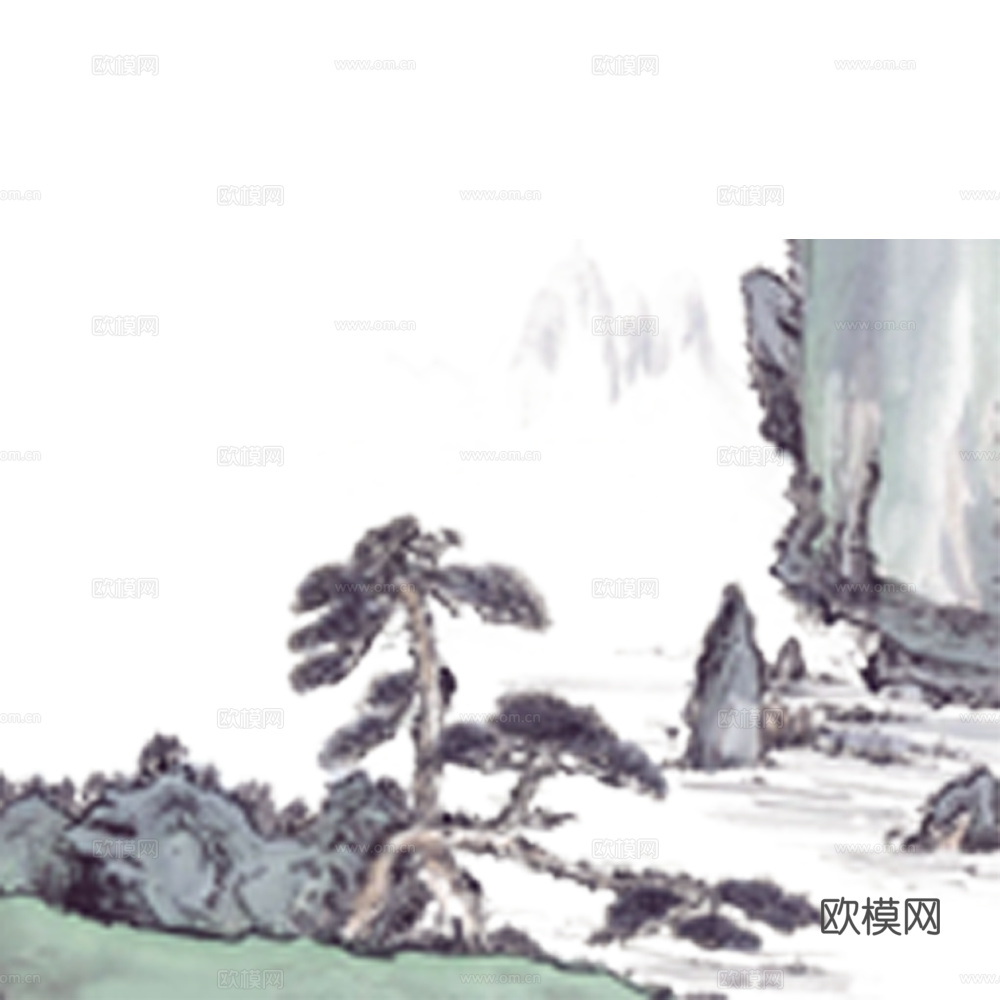 中式山水装饰画