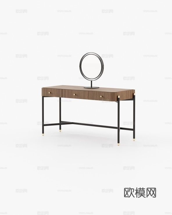 LASKASAS 梳妆台3d模型下载（渲染图3）