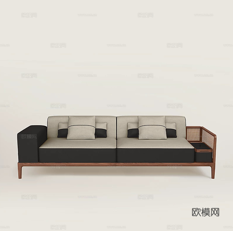 HERMES 双人沙发3d模型下载（渲染图7）