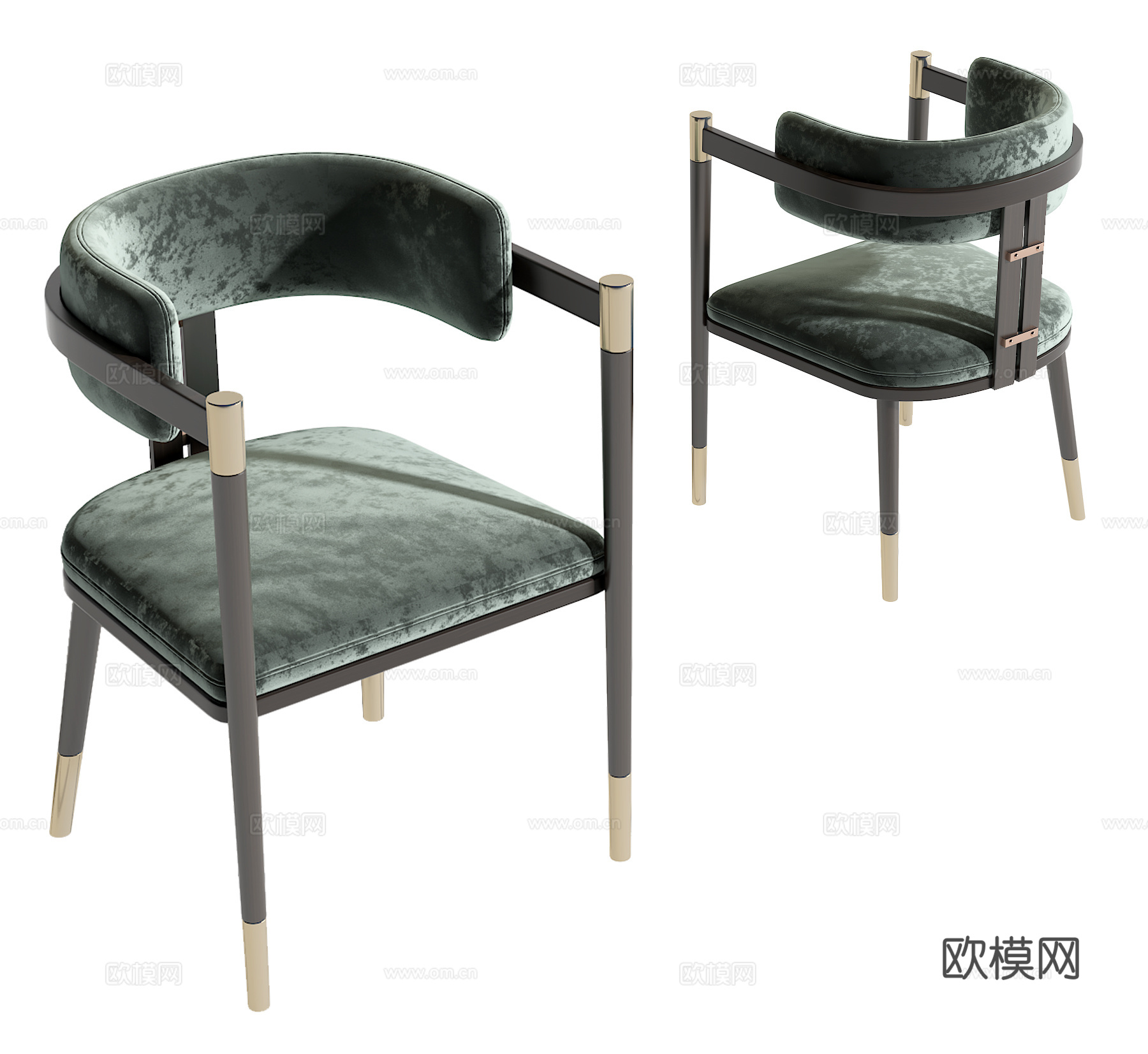 新中式餐椅su模型
