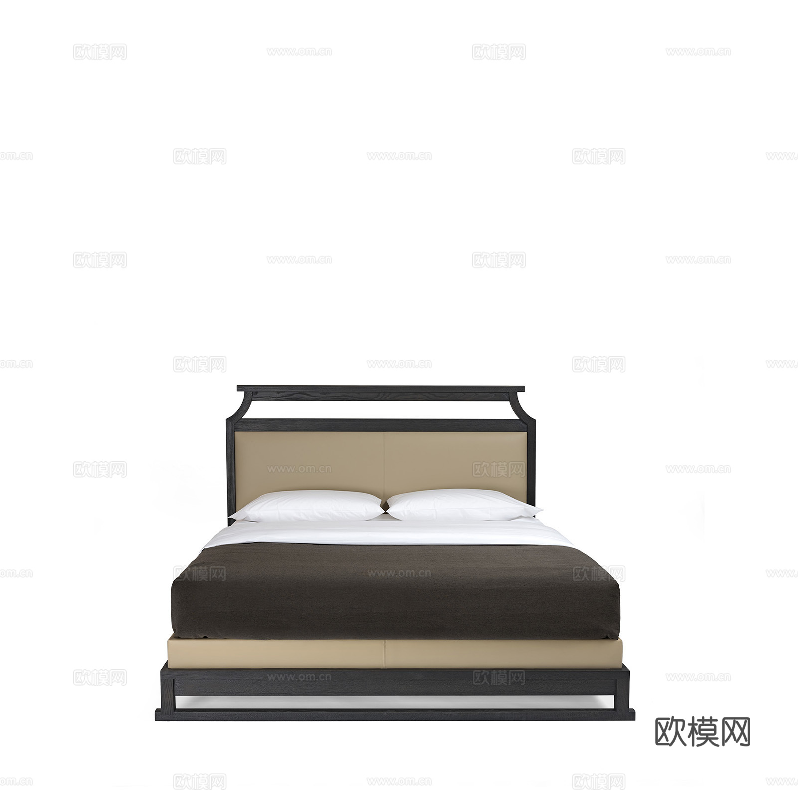 LIAIGRE 中古风双人床3d模型下载