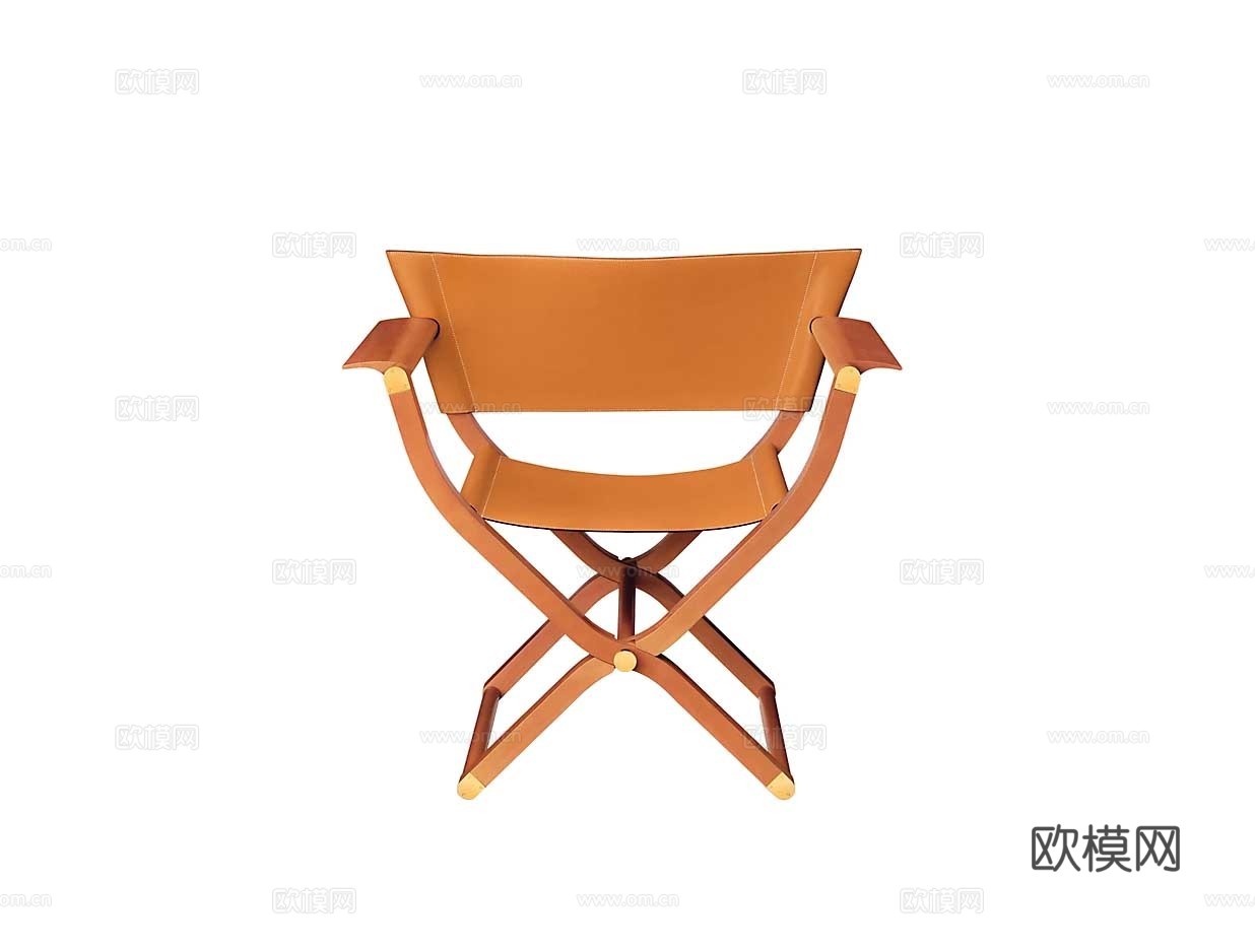 HERMES 折叠椅3d模型下载（渲染图1）