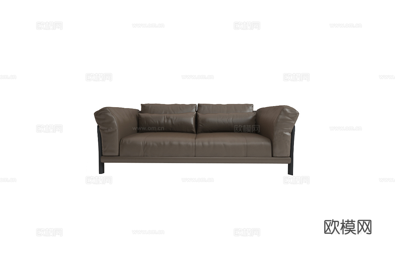 ligne roset 双人沙发3d模型下载（渲染图1）