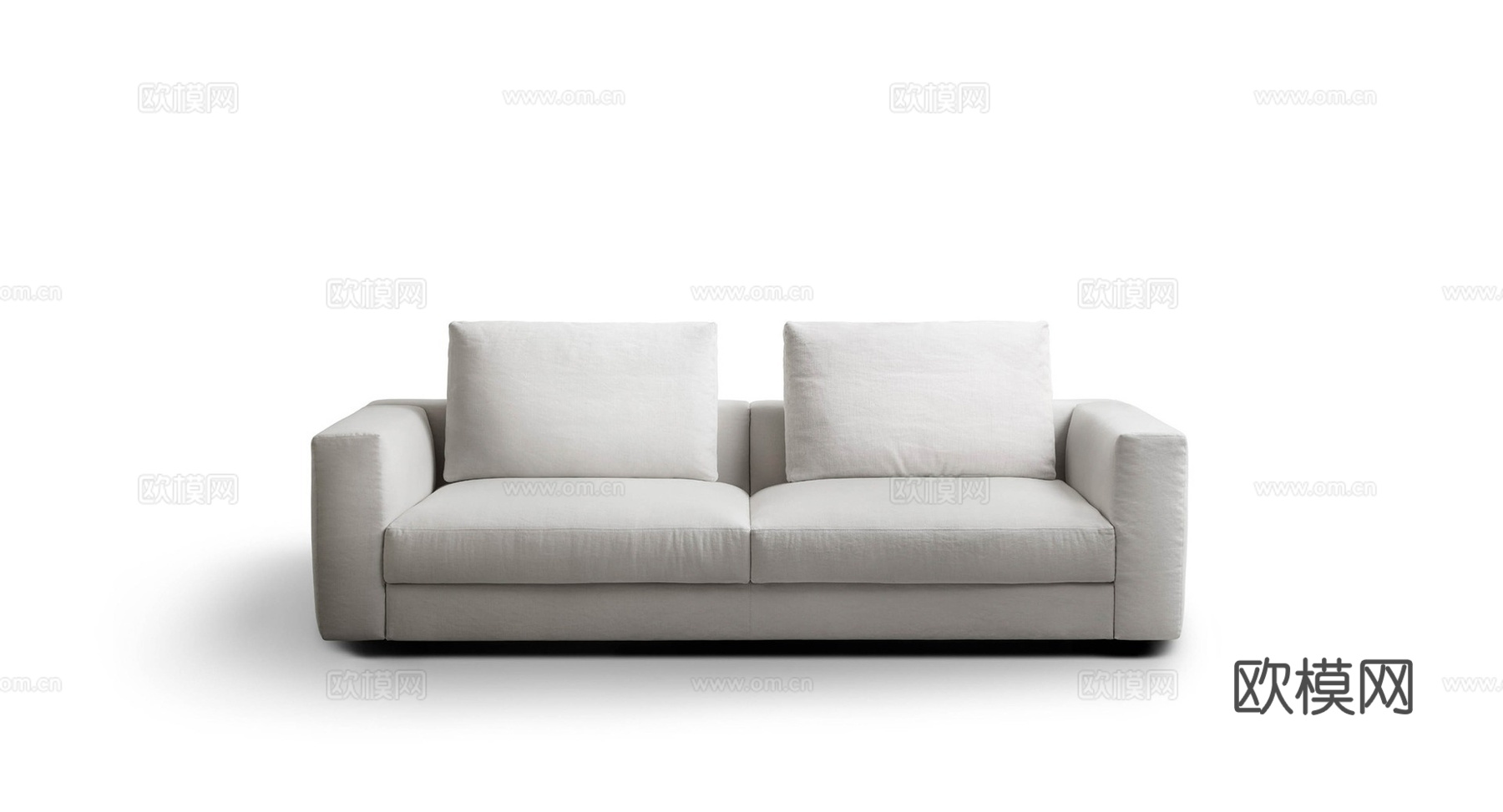 LEIIIA 双人沙发3d模型下载