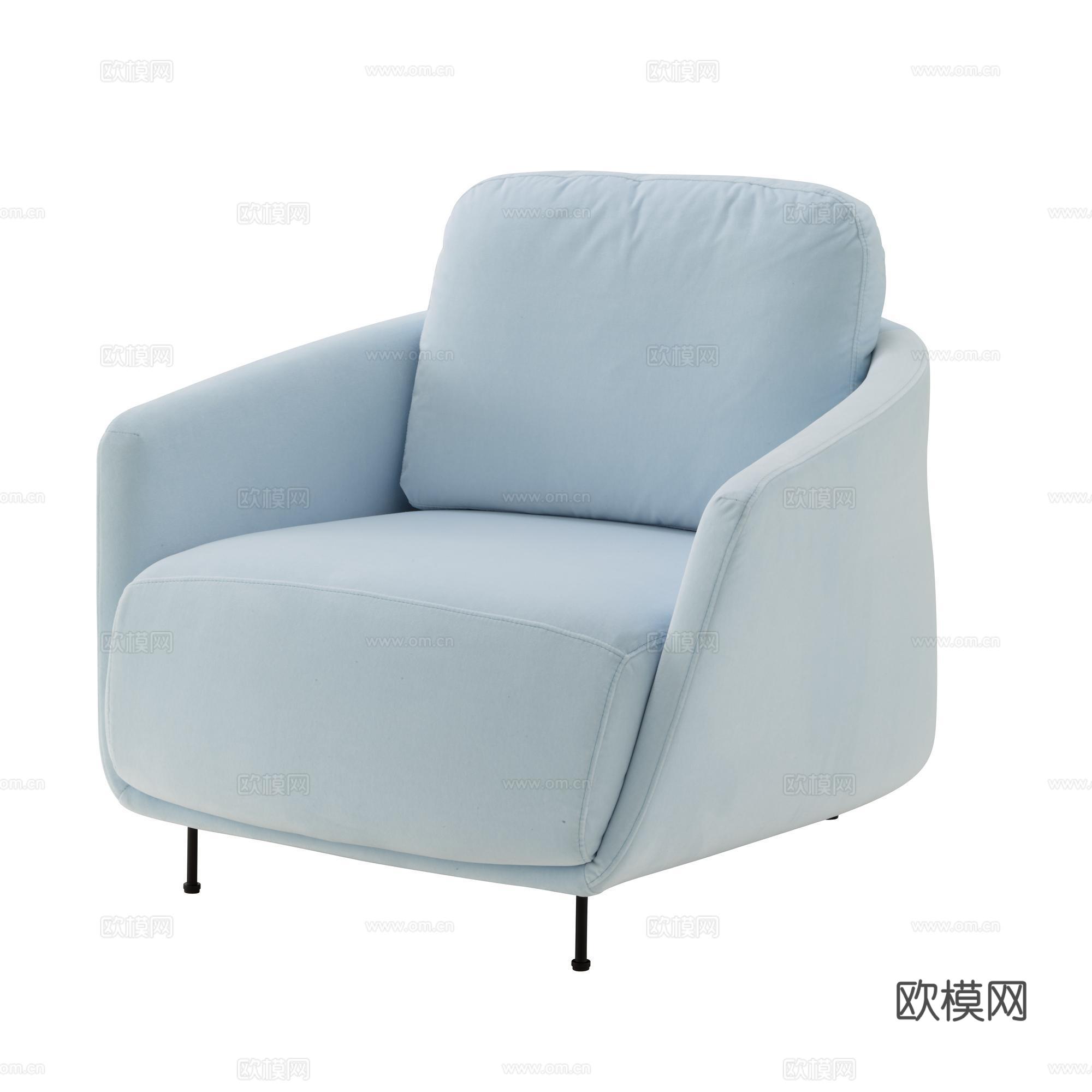 ligne roset 单人沙发3d模型下载（渲染图2）