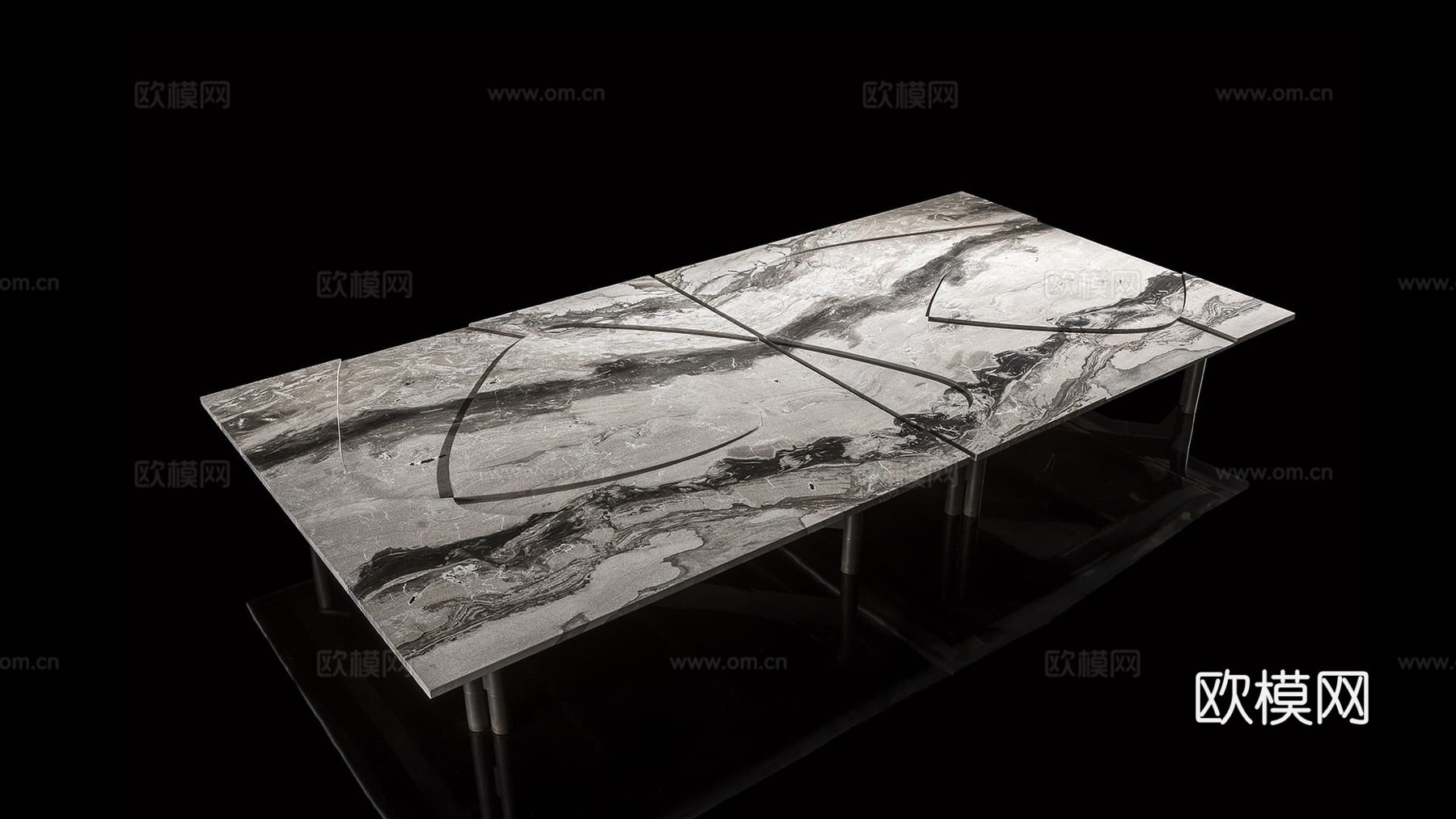 HENGE 茶几3d模型下载（渲染图2）