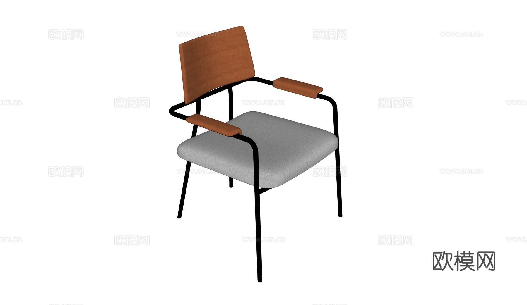 现代单椅su模型
