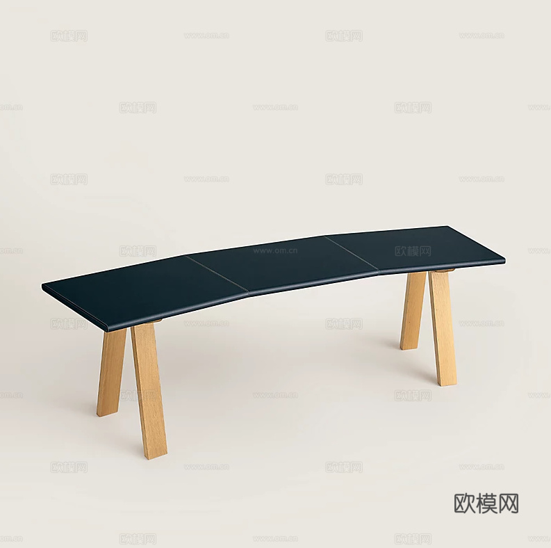 HERMES 床尾凳3d模型下载（渲染图5）