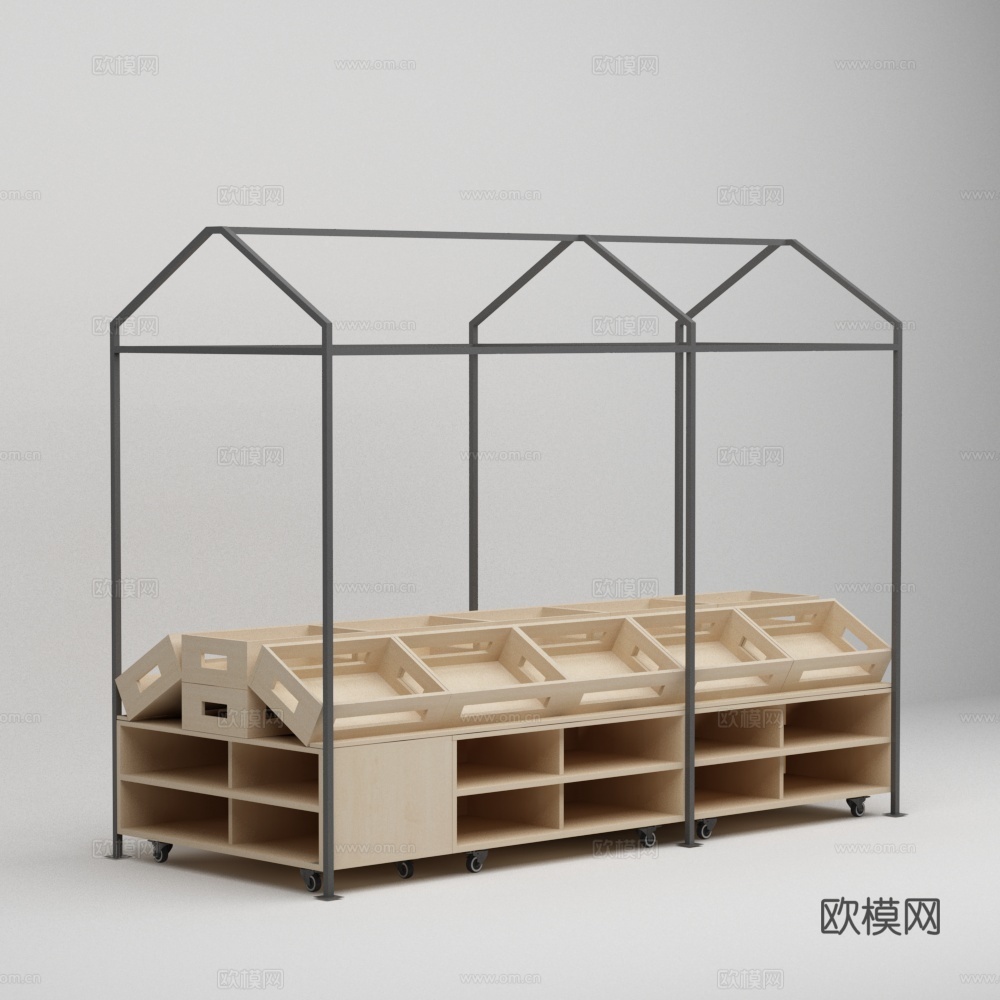 水果架3d模型