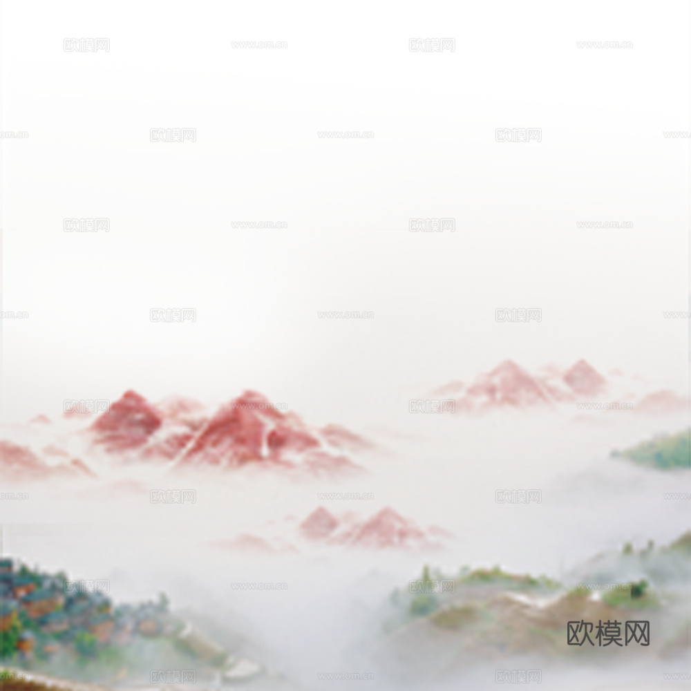 中式山水装饰画