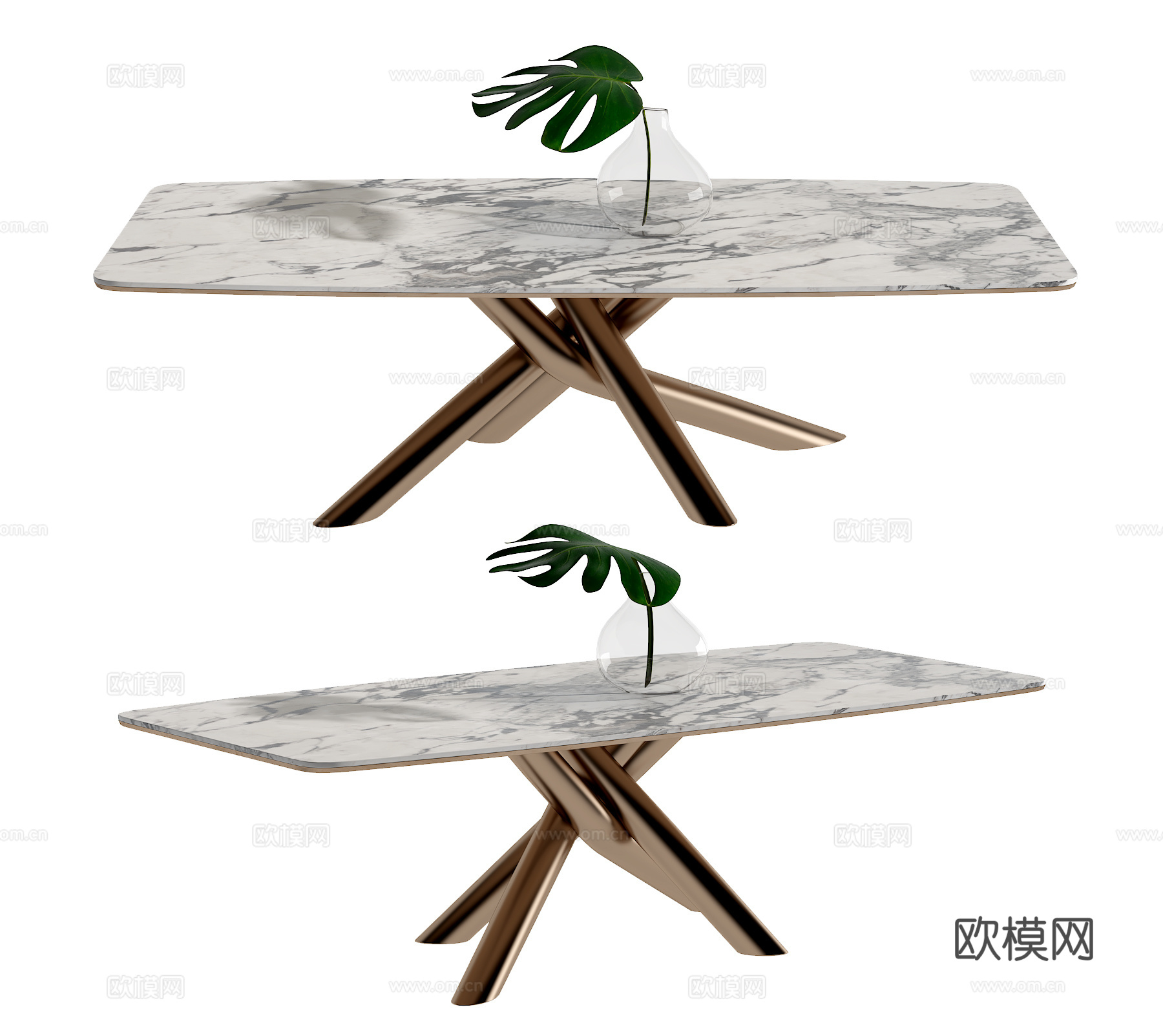 现代餐桌su模型
