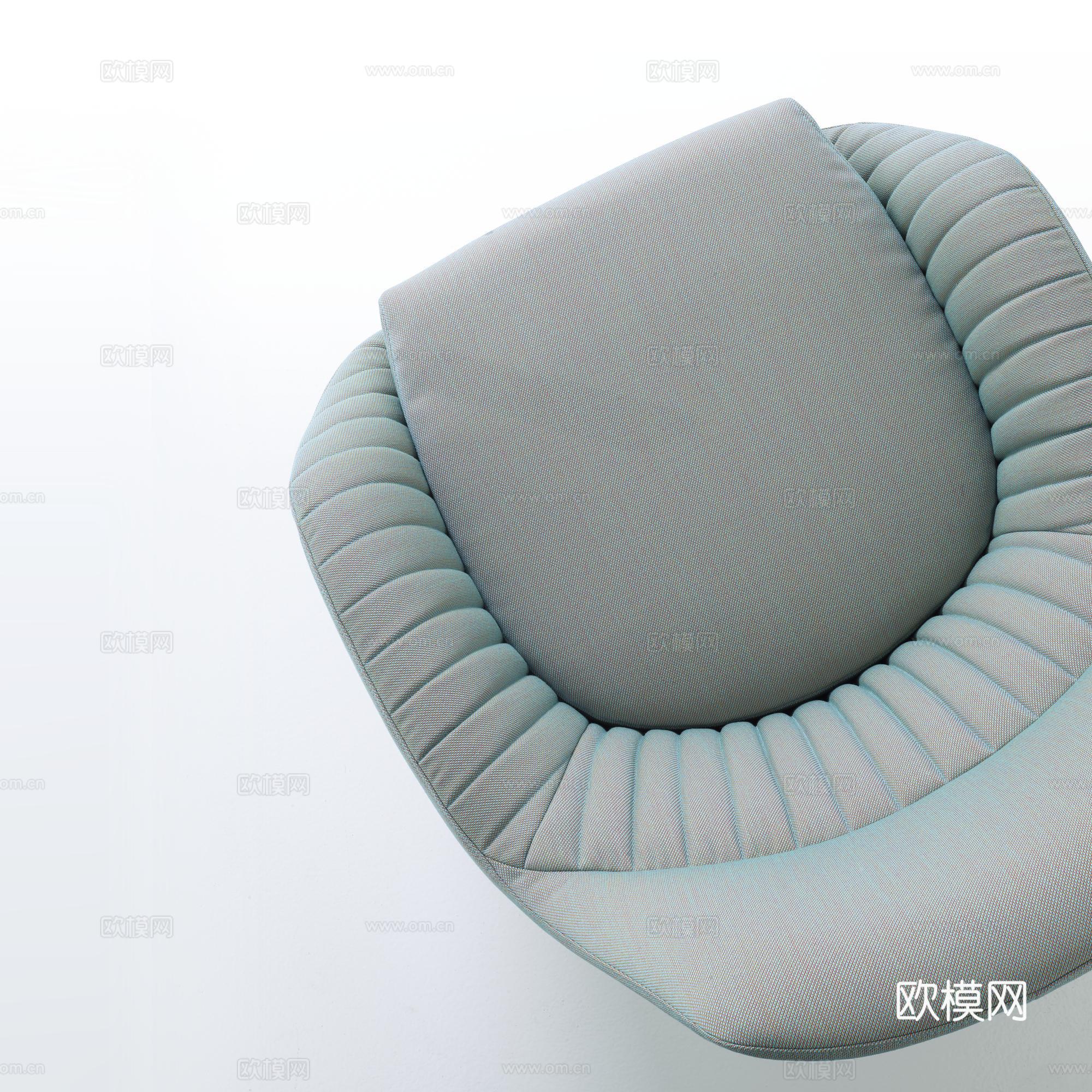 ligne roset 单人沙发3d模型下载（渲染图2）