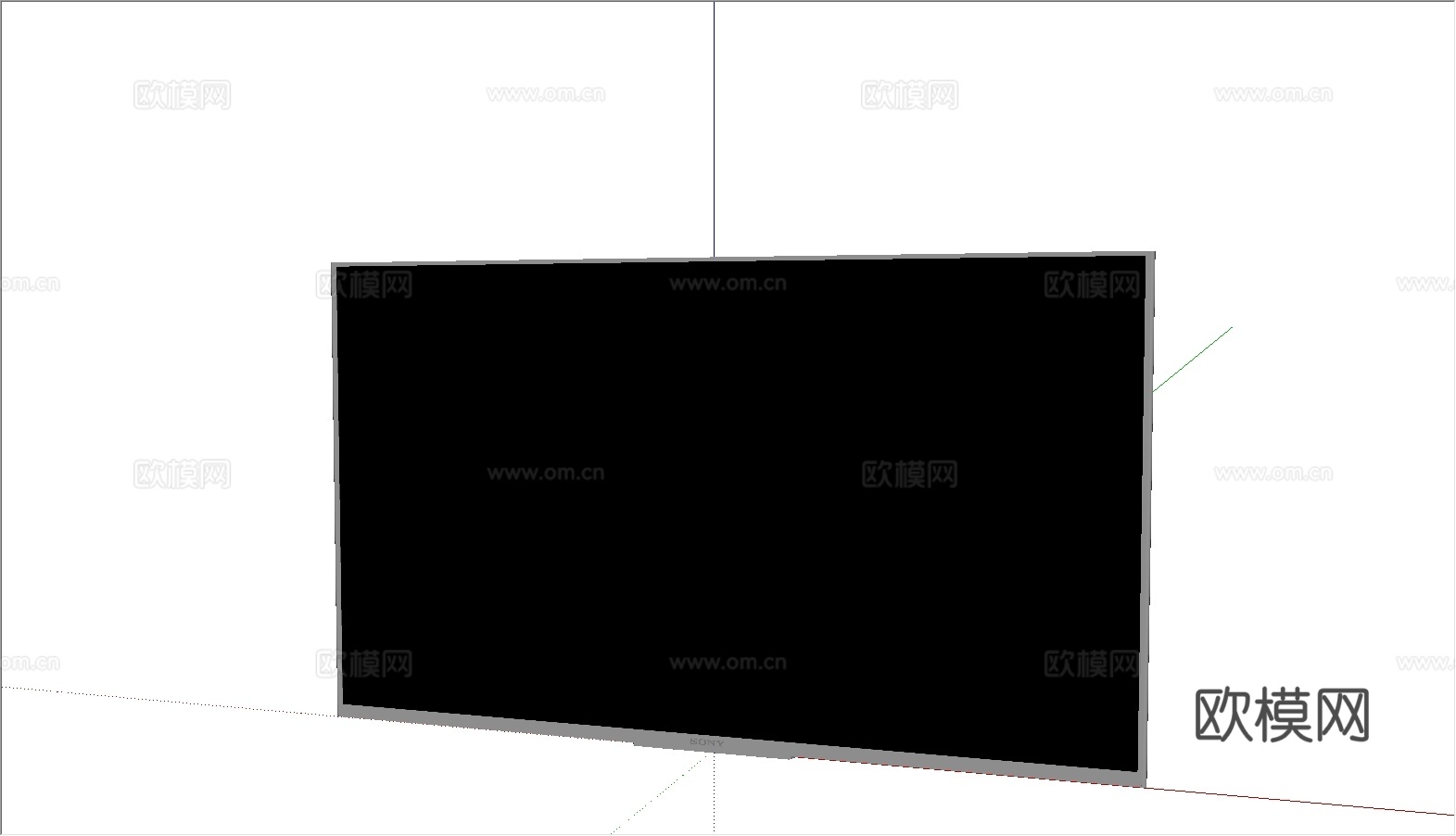 4K液晶电视su模型