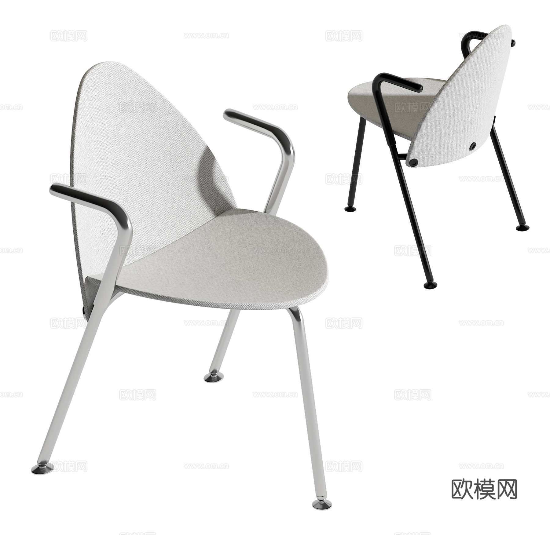 现代单椅su模型