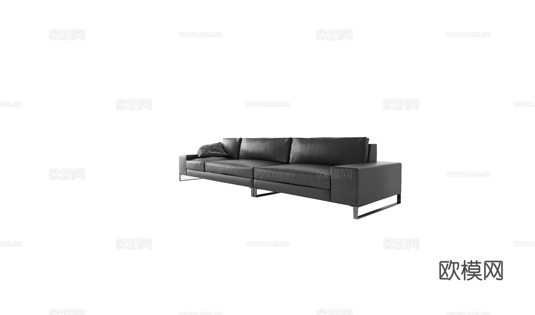 ligne roset 双人沙发3d模型下载（渲染图1）