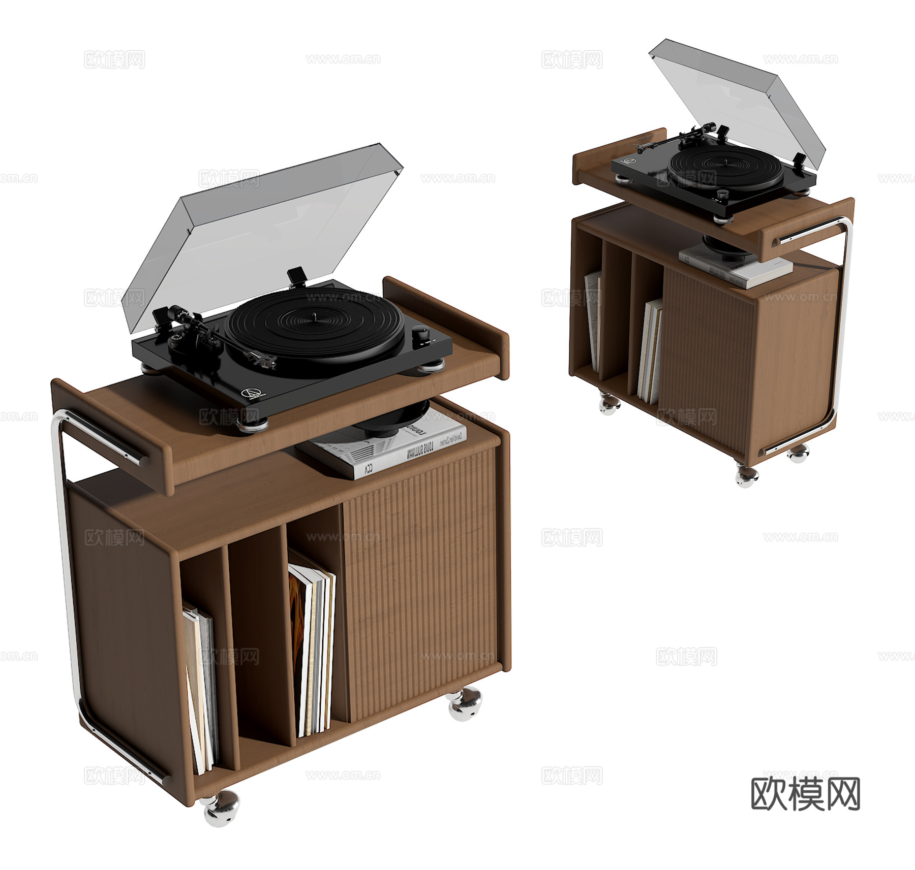 现代床头柜su模型