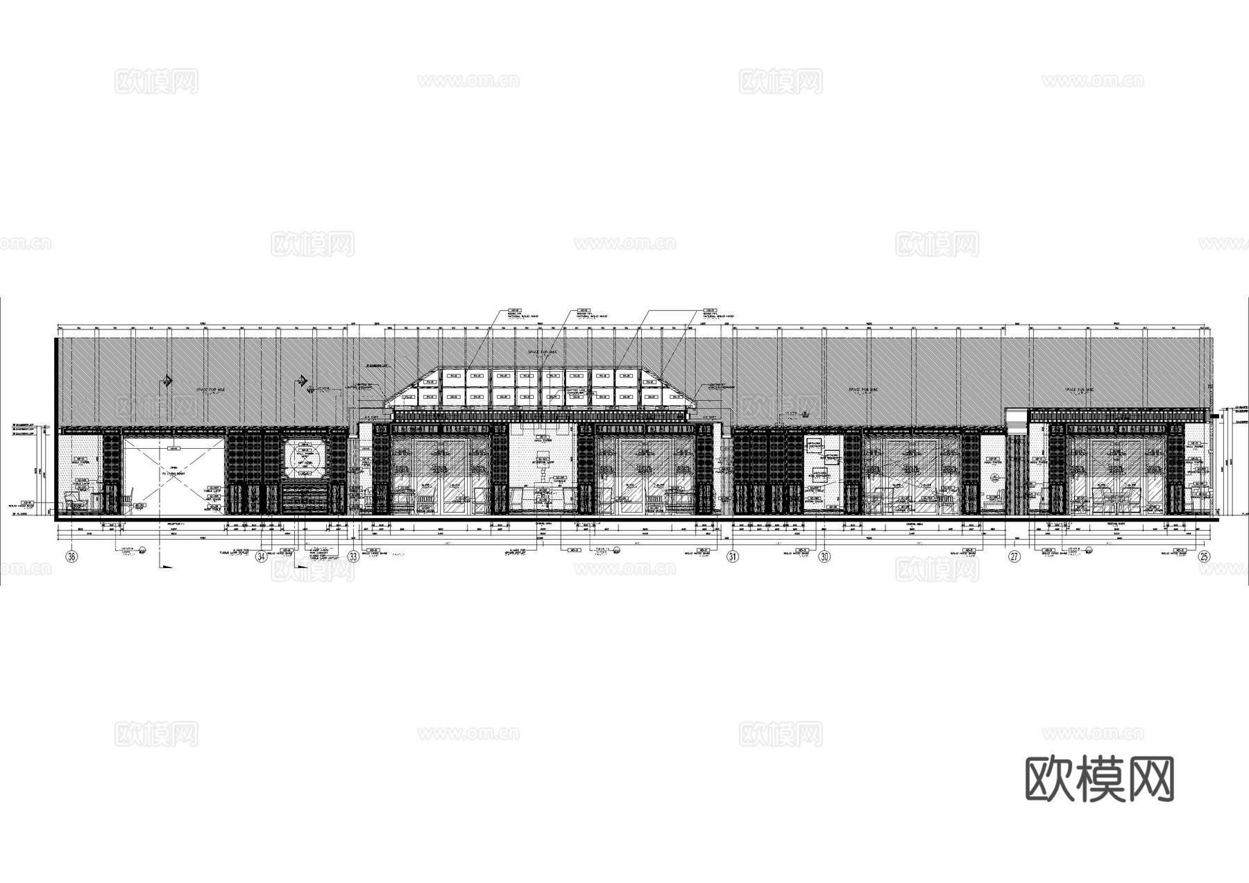 金茂民宿施工图cad施工图