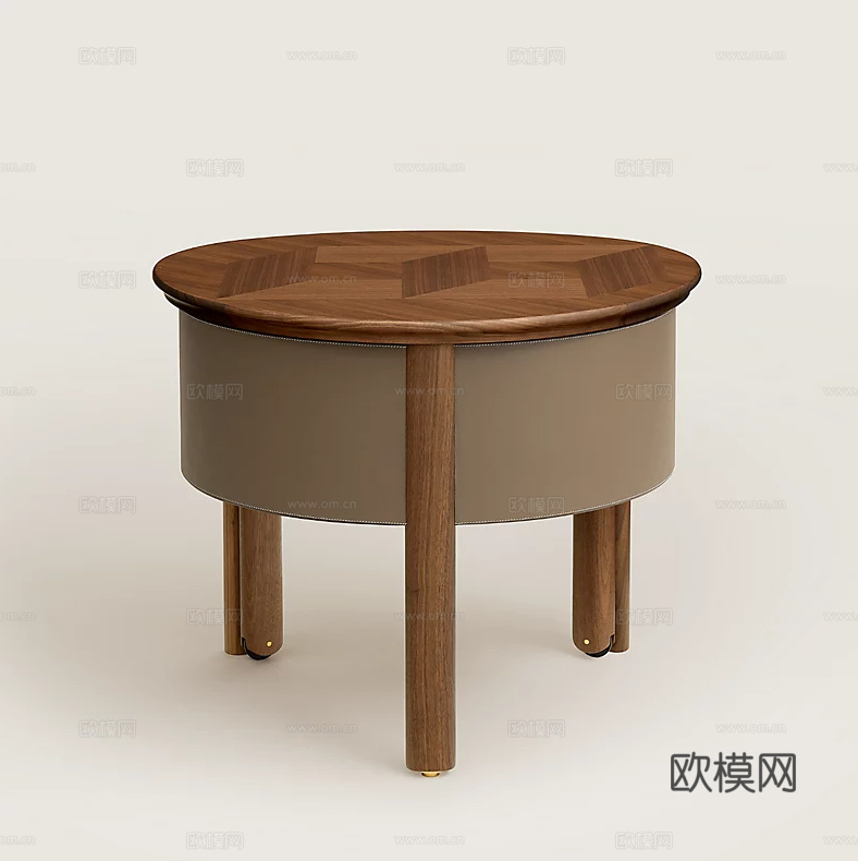 HERMES 木凳子3d模型下载（渲染图10）