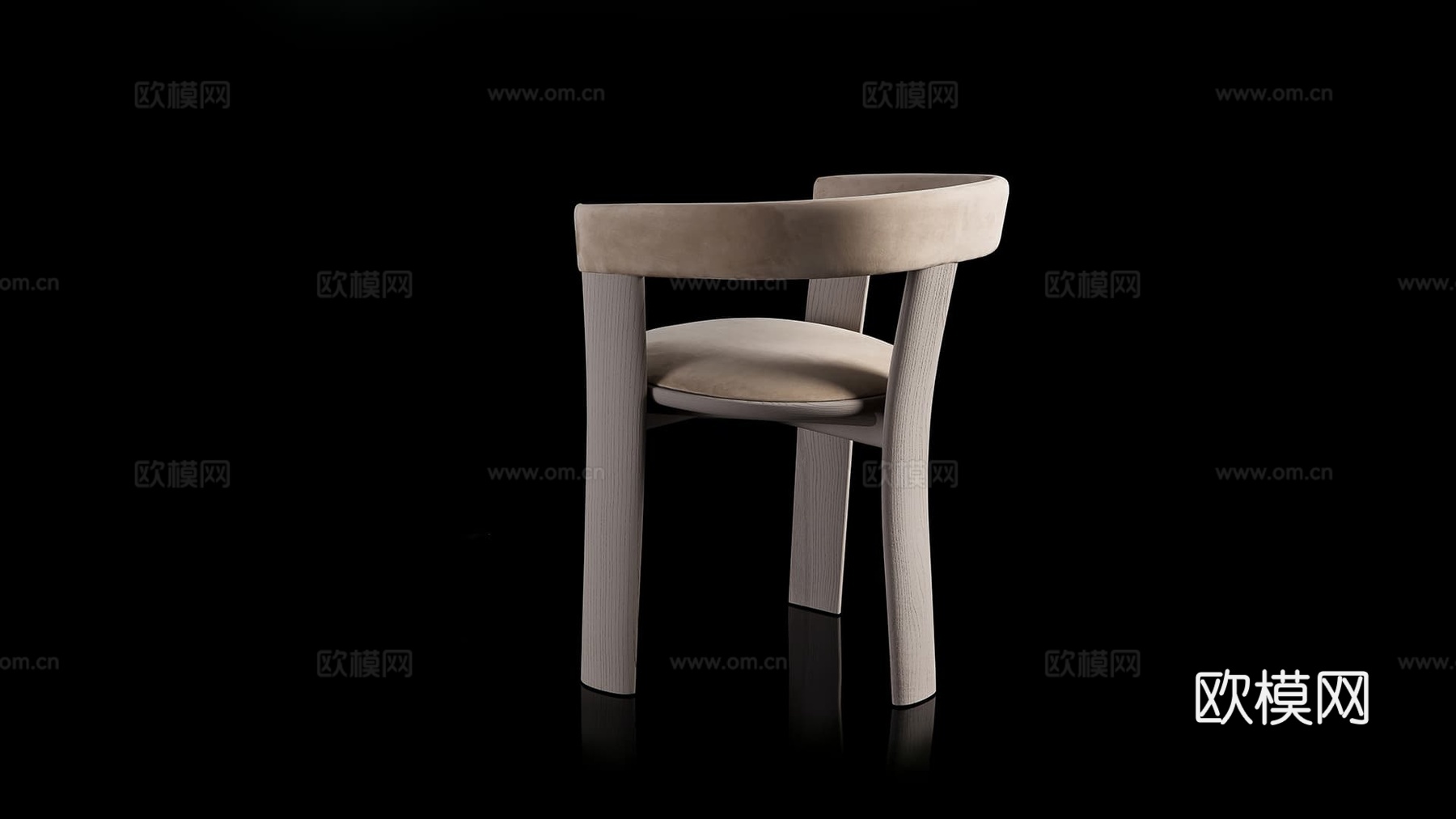 HENGE 意式餐椅3d模型下载（渲染图4）