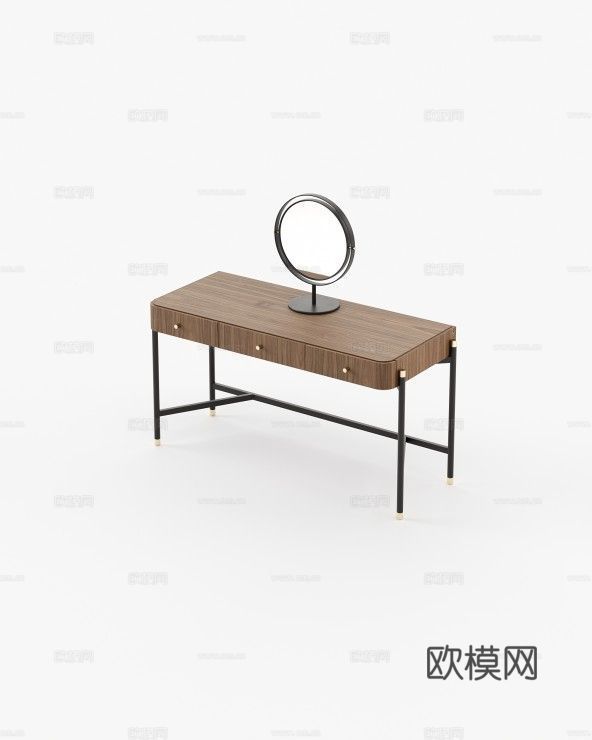 LASKASAS 梳妆台3d模型下载（渲染图4）