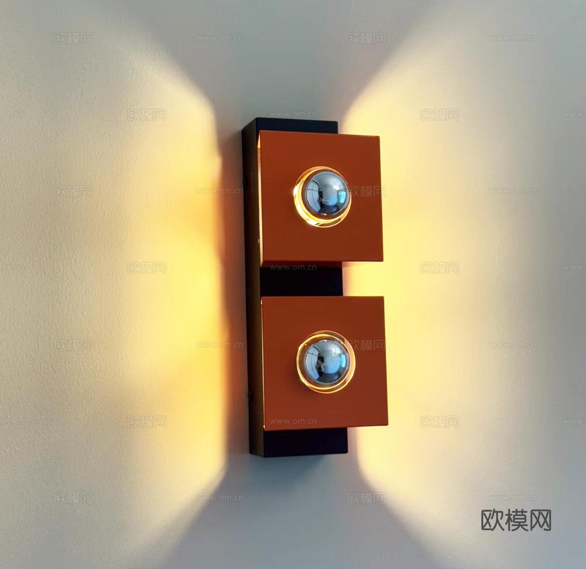 包豪斯壁灯 装饰灯su模型