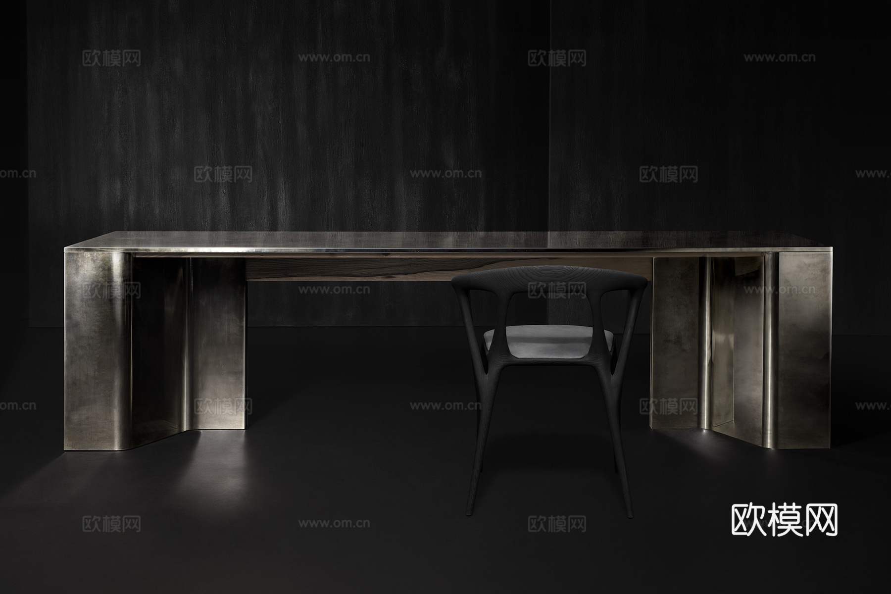 HENGE 长餐桌3d模型下载（渲染图3）