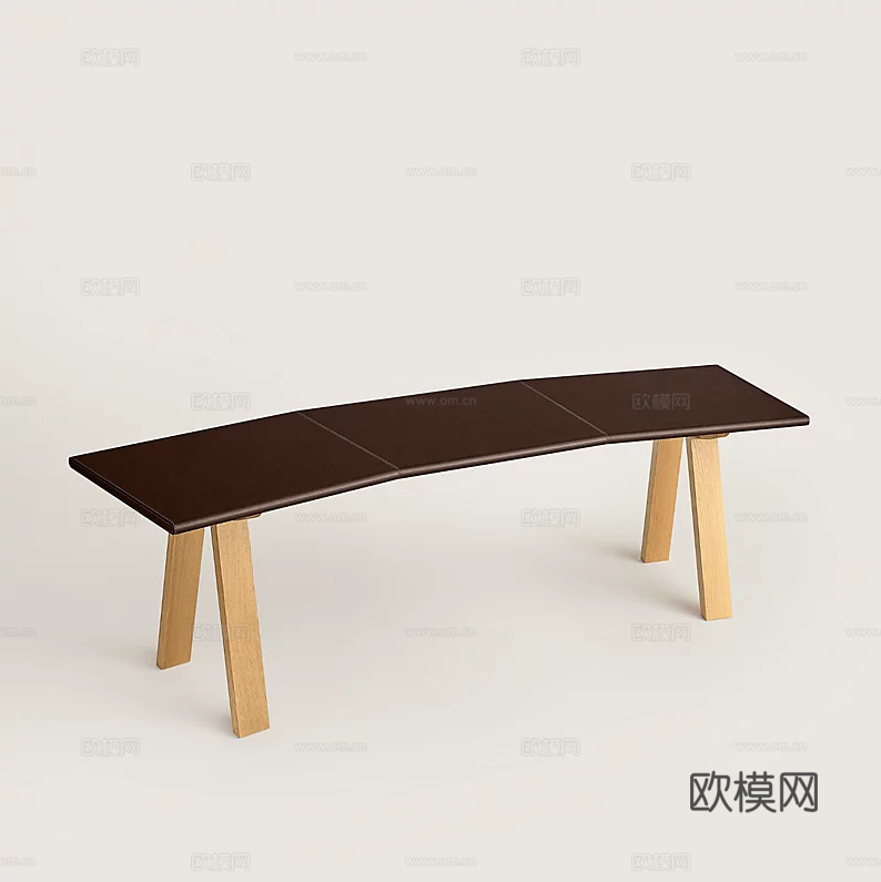 HERMES 床尾凳3d模型下载（渲染图6）